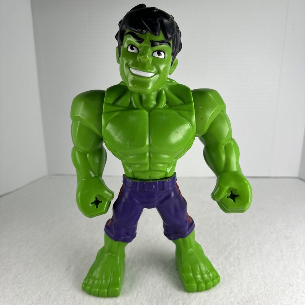 INCREDIBLE HULK 10" Figure Marvel Super Hero Adventures 2018 Hasbro Playskool